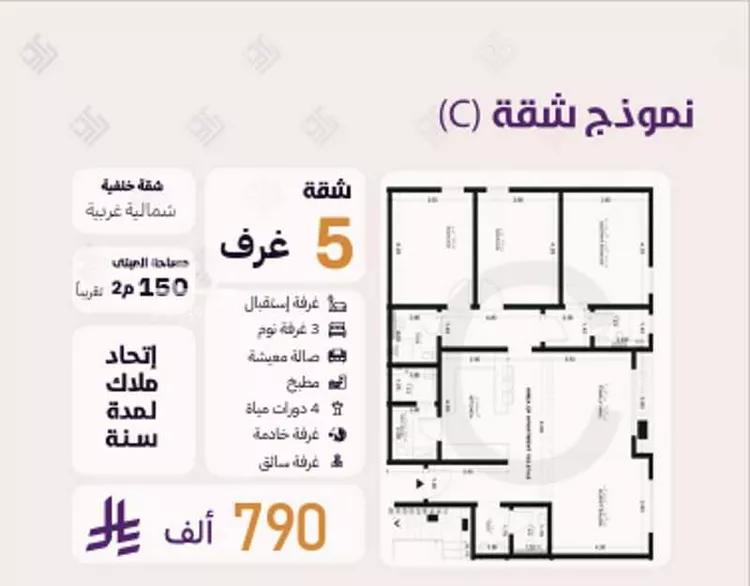 شقة للبيع في شارع ابو الغنائم البغدادي, حي النعيم, مدينة جدة, منطقة مكة المكرمة