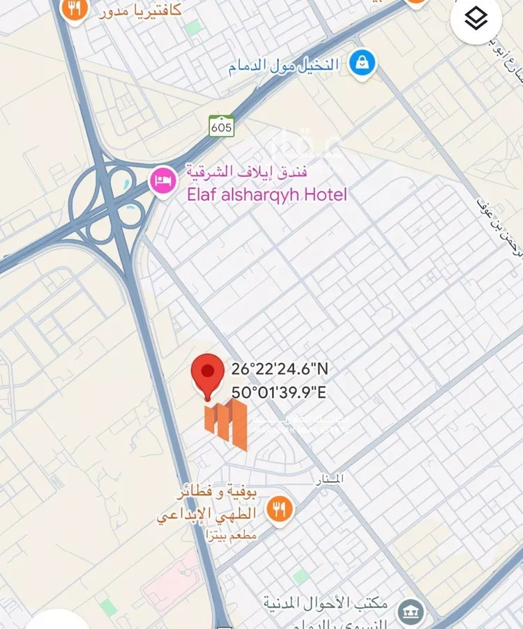 أرض للبيع في شارع احمد بن اسحاق, حي المنار, مدينة الدمام, المنطقة الشرقية صورة 2