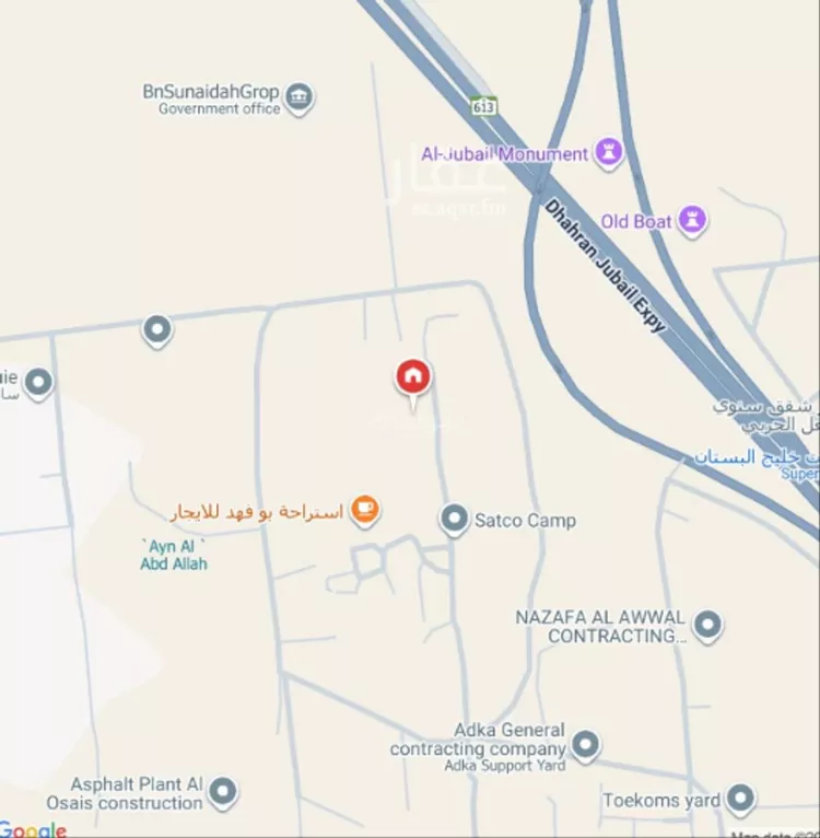 أرض للبيع في شارع غرب المزارع, مدينة الجبيل, المنطقة الشرقية صورة 3