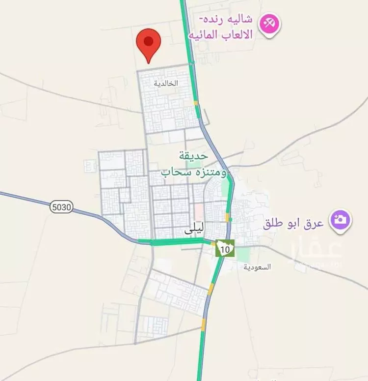 أرض للبيع في شارع الملك عبدالله 68, حي الملك عبدالله, مدينة الأفلاج, منطقة الرياض صورة 3