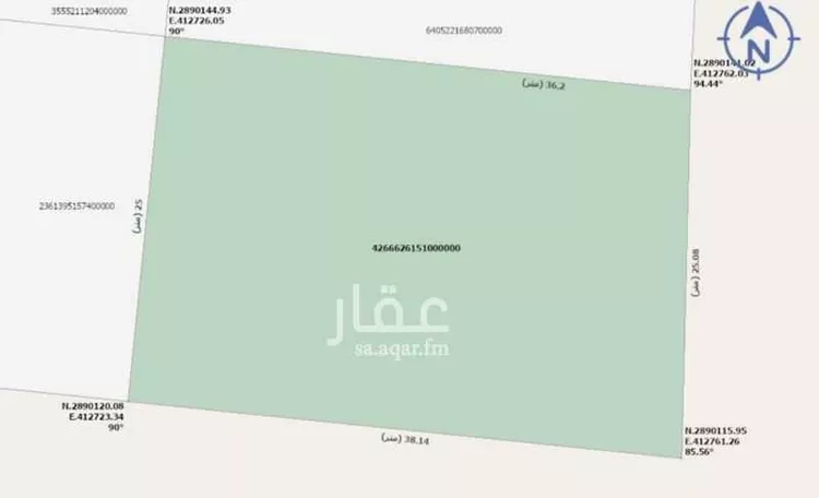 أرض للبيع في شارع ضرار بن الازور, حي المرجان, مدينة الخبر, المنطقة الشرقية صورة 3
