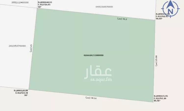 أرض للبيع في شارع ضرار بن الازور, حي المرجان, مدينة الخبر, المنطقة الشرقية صورة 3