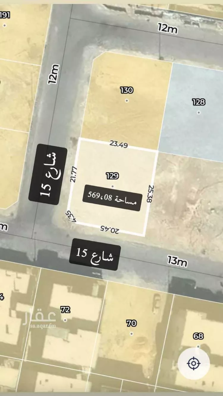أرض للبيع في شارع ابن البصري, حي أحد1, مدينة الاحساء, المنطقة الشرقية