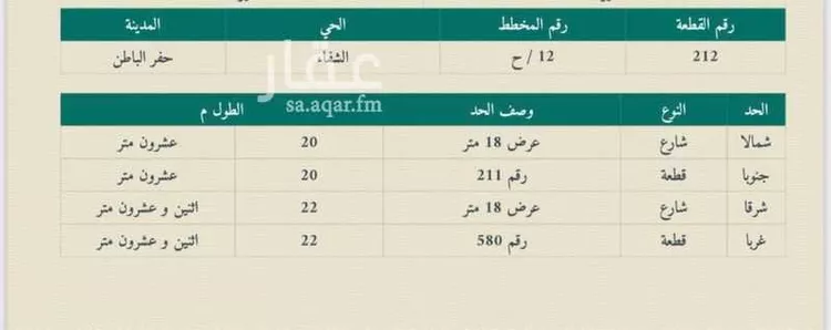 دور للبيع في شارع الشفاء, حي الشفاء, مدينة حفر الباطن, المنطقة الشرقية صورة 2
