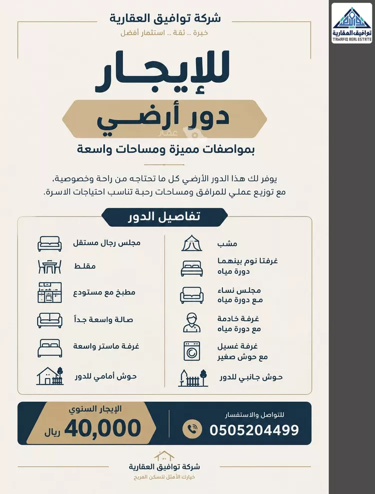 دور للإيجار في شارع ام كلثوم, حي الأخضر, مدينة بريدة, منطقة القصيم