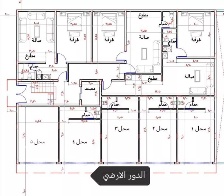 عمارة للبيع في شارع النعمان ابن مقرن, حي الفيصلية, مدينة الخرج, منطقة الرياض صورة 3