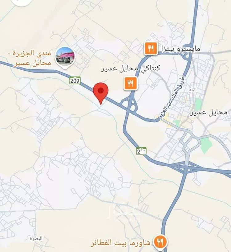 أرض للبيع في حي النهضة, مدينة محائل, منطقة عسير 6