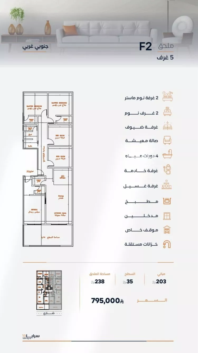 شقة للبيع في شارع إبن الأهشم, حي الصفاء, مدينة جدة, منطقة مكة المكرمة صورة 2