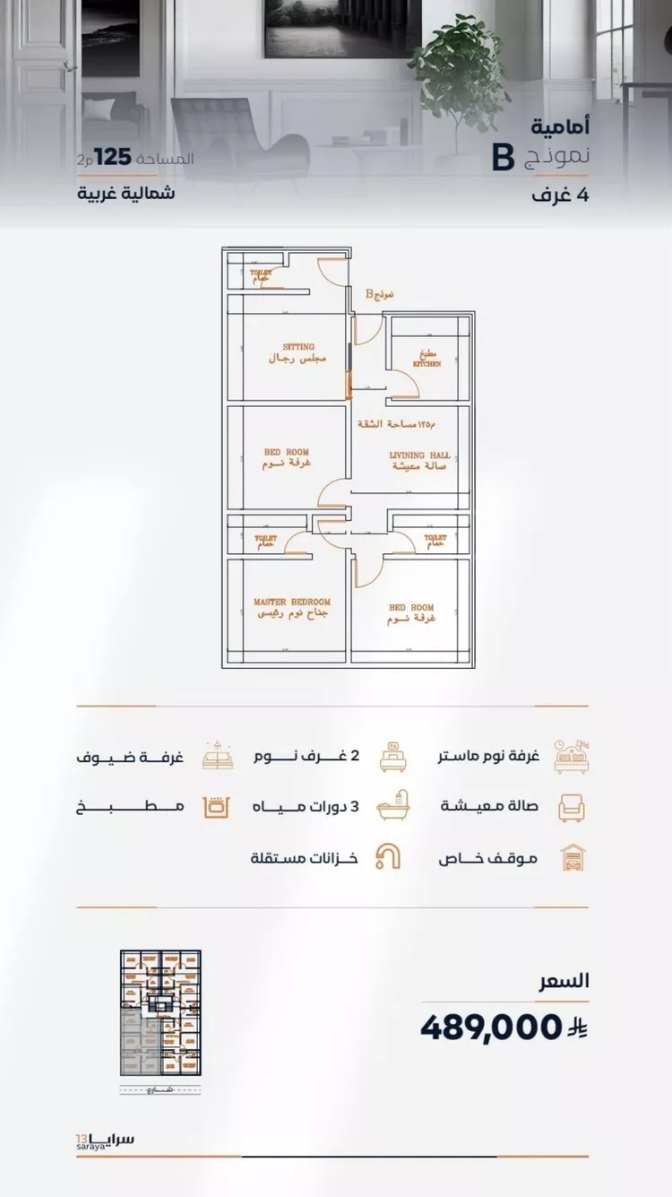 شقة للبيع في شارع ابن الاعثم , حي الصفاء, مدينة جدة, منطقة مكة المكرمة صورة 3