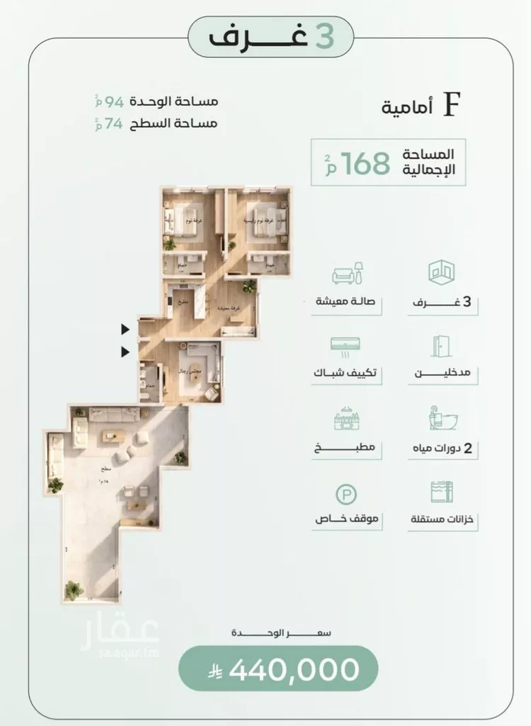 شقة للبيع في شارع ابن ابي الرضا, حي الريان, مدينة جدة, منطقة مكة المكرمة صورة 2
