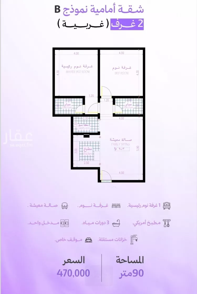 شقة للبيع في شارع رافع الاشجعي , حي أبحر الجنوبية, مدينة جدة, منطقة مكة المكرمة صورة 5