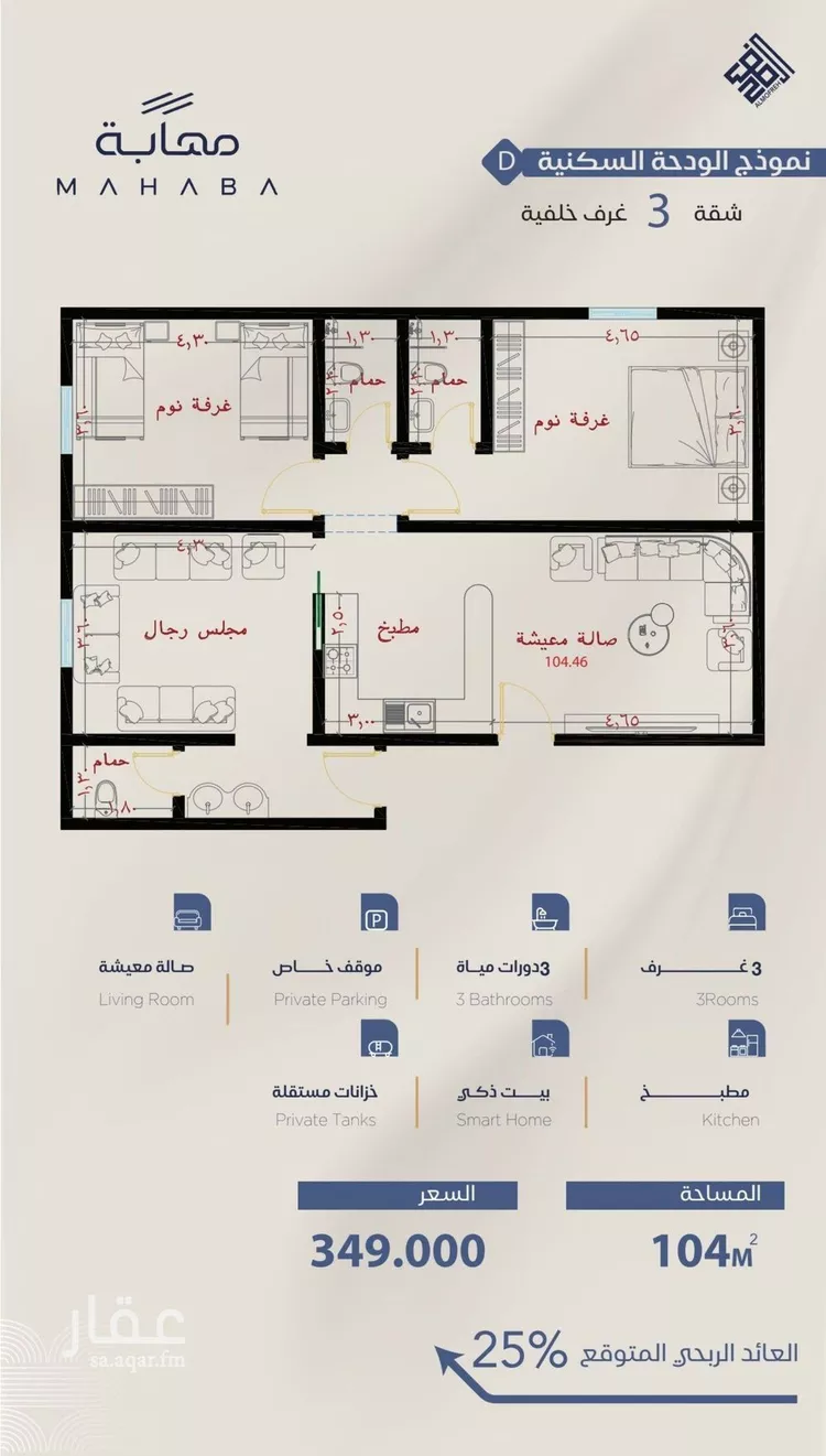 شقة للبيع في شارع شقرون المغراوي, حي الياقوت, مدينة جدة, منطقة مكة المكرمة 7