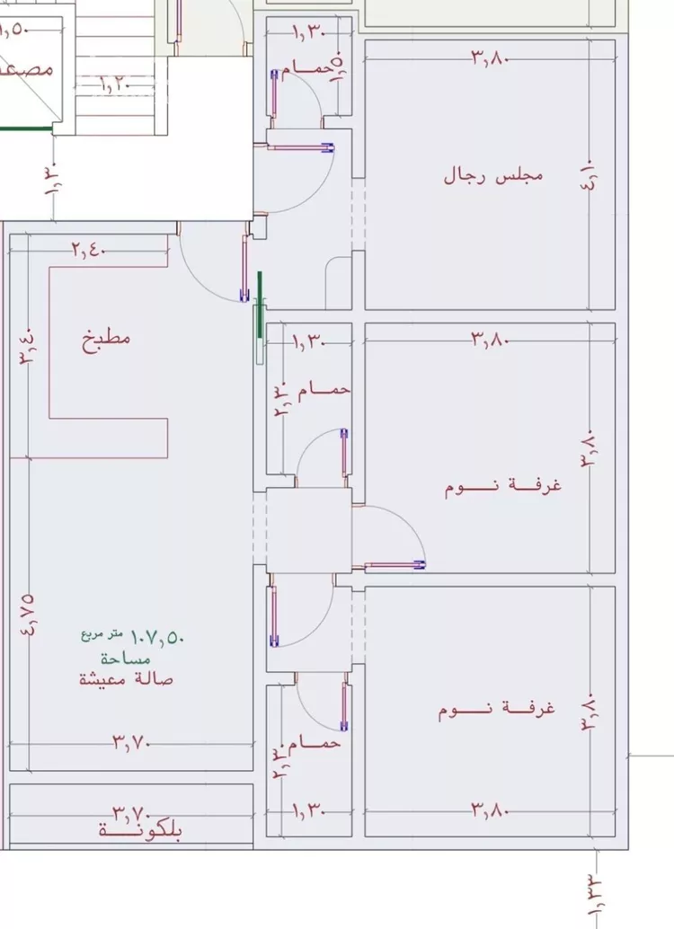 شقة للبيع في شارع خالد بن الطفيل, حي البوادي, مدينة جدة, منطقة مكة المكرمة