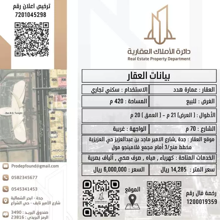 Land for Sale in Jeddah Al Aziziyah