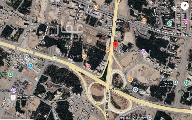 أرض للبيع في شارع الامير عبدالمحسن بن عبدالعزيز, حي قربان, مدينة المدينة المنورة, منطقة المدينة المنورة