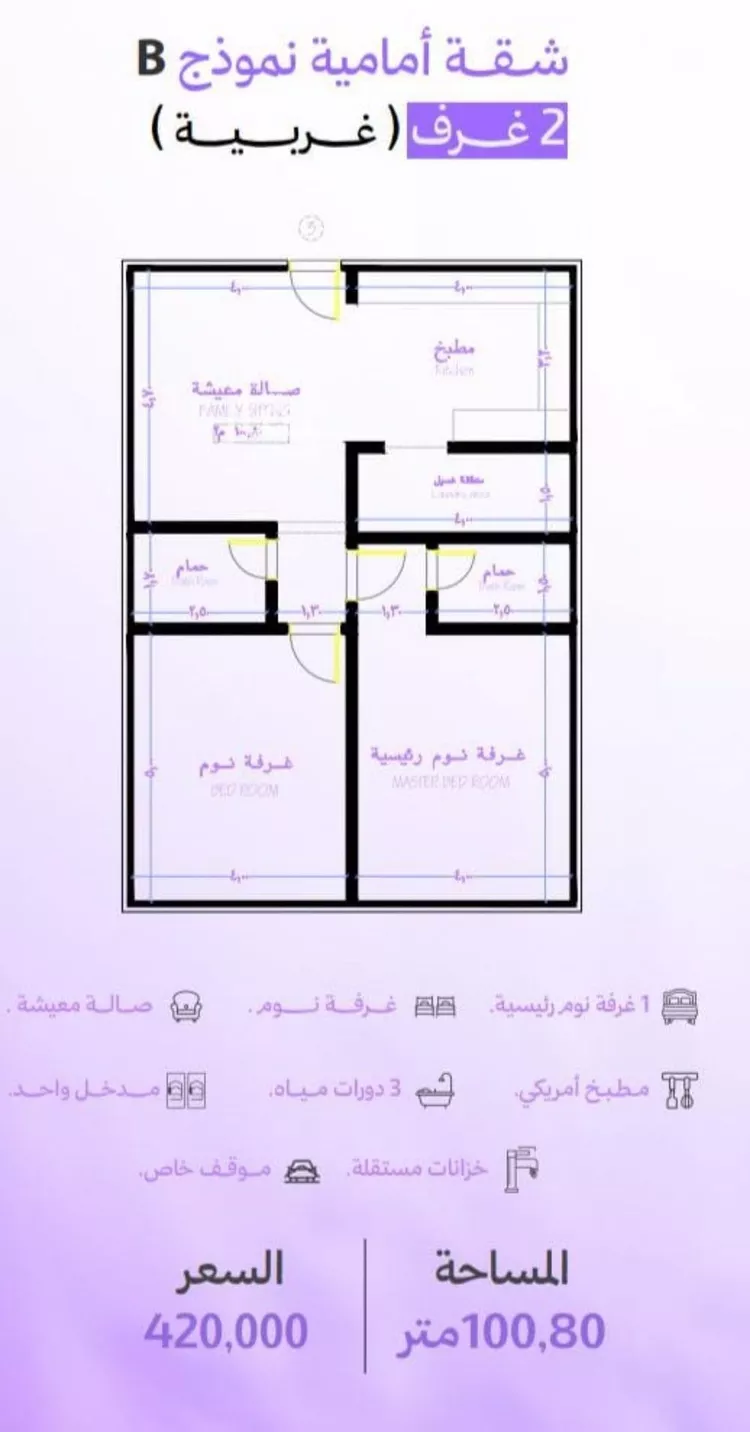 شقة للبيع في حي أبحر الجنوبية, مدينة جدة, منطقة مكة المكرمة صورة 2