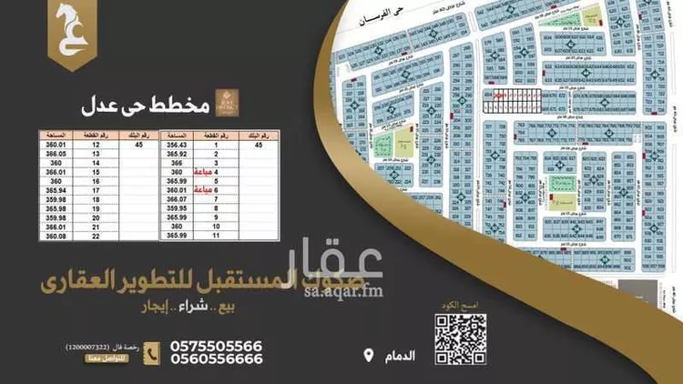 أرض للبيع في شارع محمد التمار, حي المطار, مدينة الدمام, المنطقة الشرقية