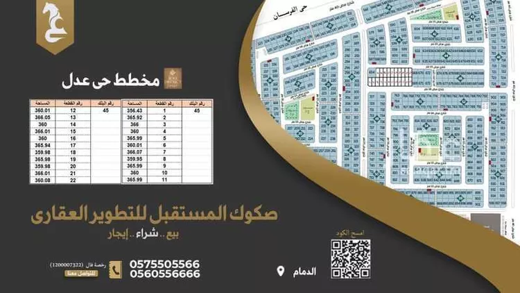 أرض للبيع في شارع محمد التمار, حي المطار, مدينة الدمام, المنطقة الشرقية