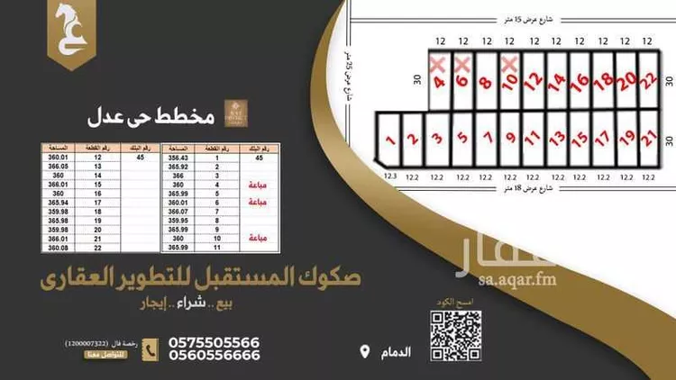 Land for Sale in Dammam Al Matar