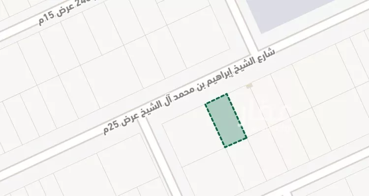 أرض للبيع في شارع الشيخ إبراهيم بن محمد آل الشيخ, حي النرجس, مدينة الرياض, منطقة الرياض صورة 2