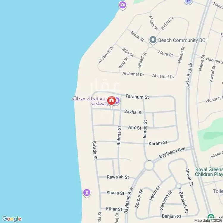 Land for Sale in King Abdullah Economic City ِAl Murooj صورة 3