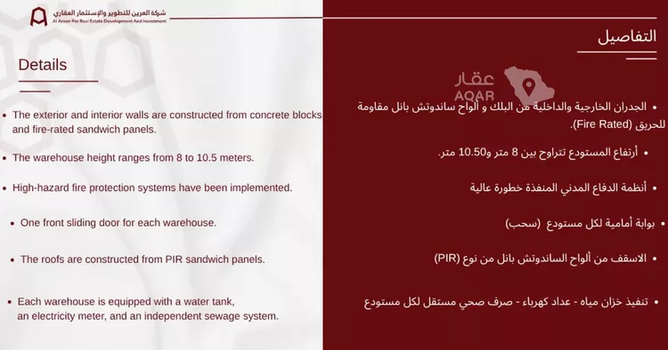 مستودع للإيجار في شارع محمد الحاجب, حي الحائر, مدينة الرياض, منطقة الرياض 4