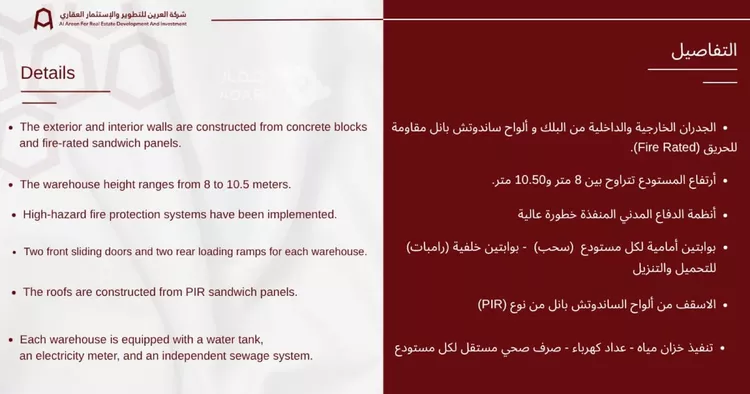 مستودع للإيجار في شارع احمد العباسي, حي الحائر, مدينة الرياض, منطقة الرياض 4