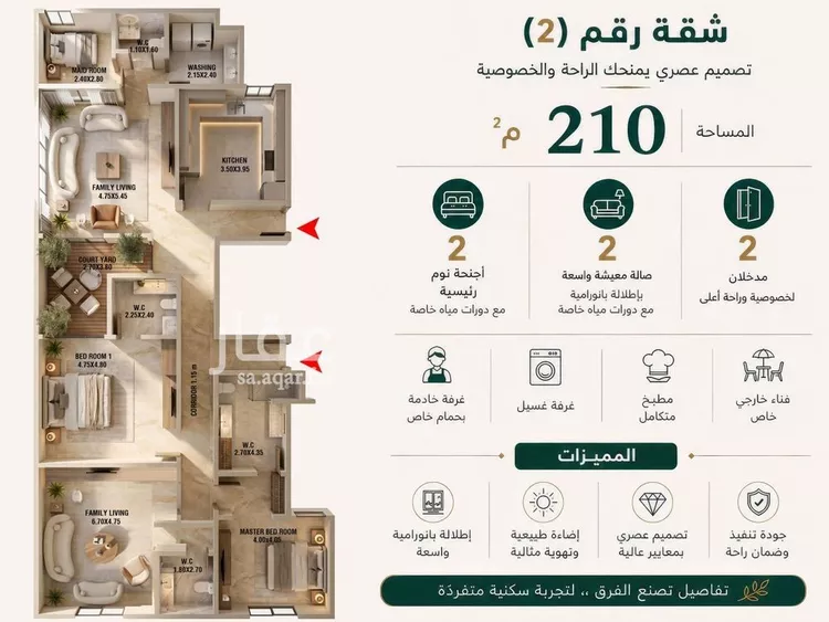 شقة للإيجار في شارع الأمير تركي بن عبدالعزيز الثاني, حي النخيل, مدينة الرياض, منطقة الرياض صورة 3