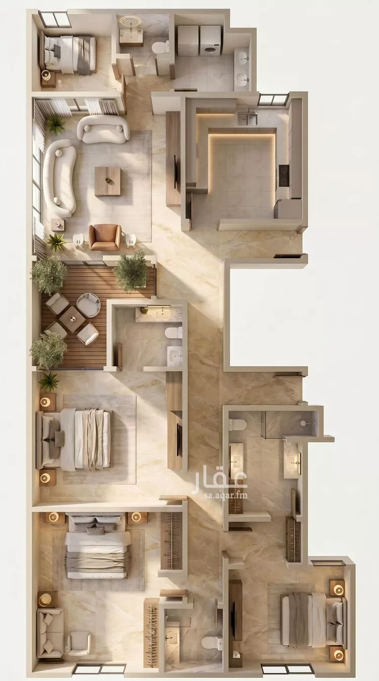 Apartment for Rent in Riyadh An Nakheel