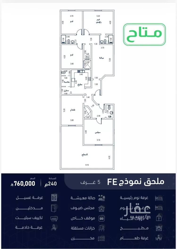 شقة للبيع في شارع محمد رفيع النجاوي, حي الصفاء, مدينة جدة, منطقة مكة المكرمة