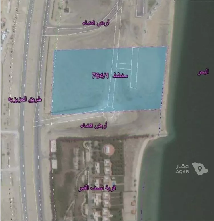 أرض للبيع في شارع الملك فهد بن عبدالعزيز , حي شاطئ نصف القمر, مدينة الدمام, المنطقة الشرقية صورة 2