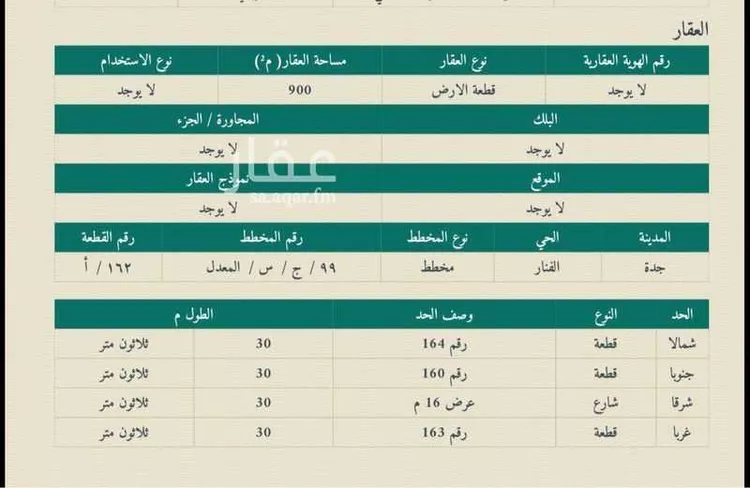 Land for Sale in Jeddah Az Zomorod