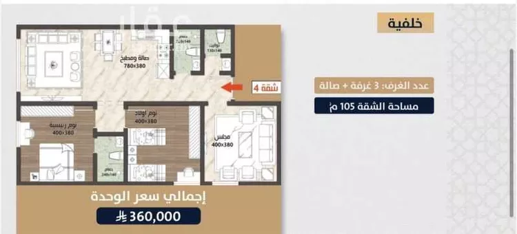 شقة للبيع في شارع الامير عبدالمجيد, حي الصواري, مدينة جدة, منطقة مكة المكرمة