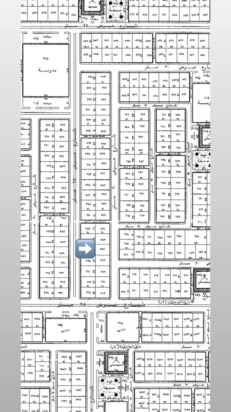 أرض للبيع في شارع ابي بكر بن ابي الثلج, حي الروضة, مدينة المجمعة, منطقة الرياض