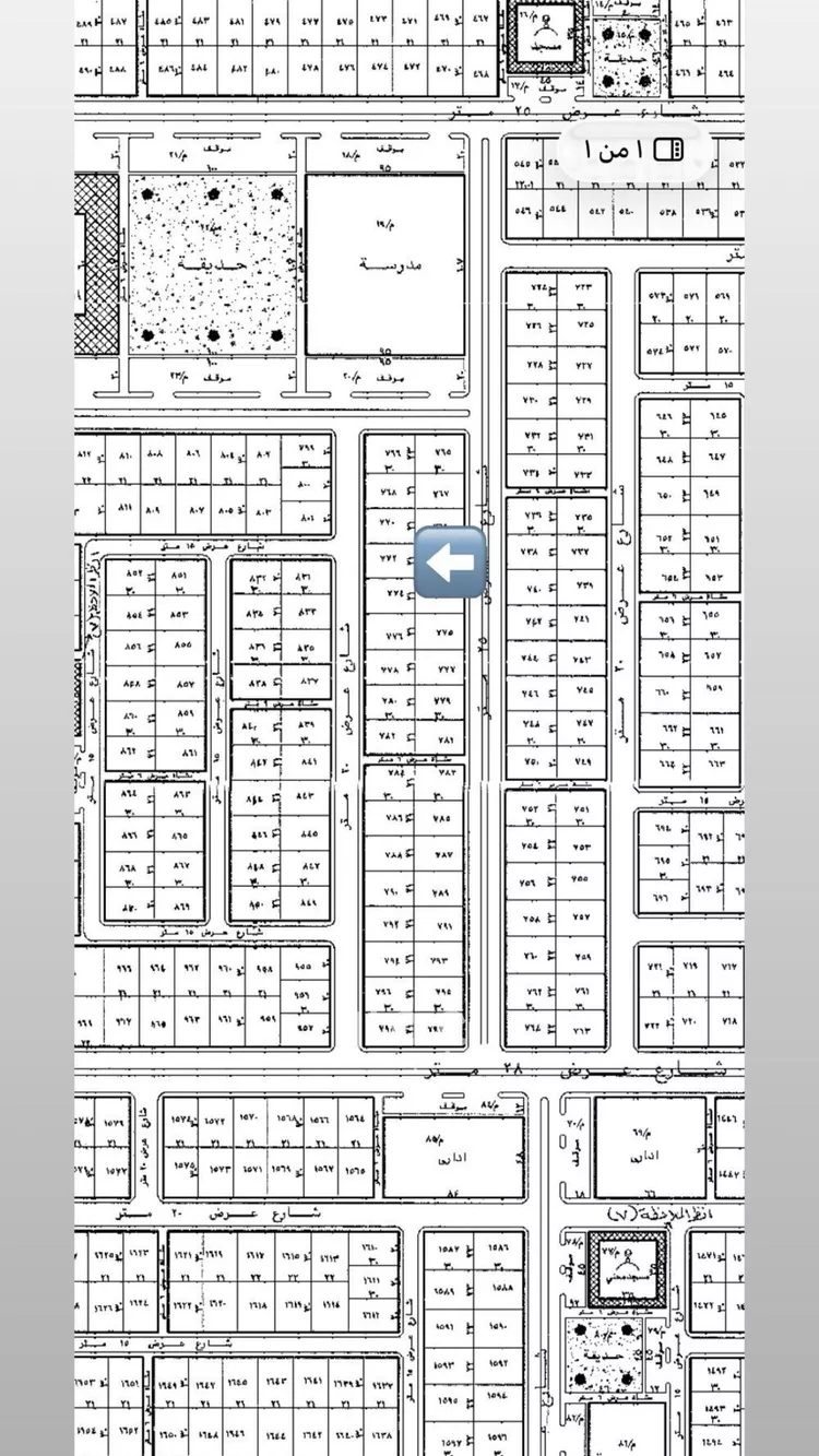 أرض للبيع في شارع علي ابن احمد الواحدي, حي الروضة, مدينة المجمعة, منطقة الرياض