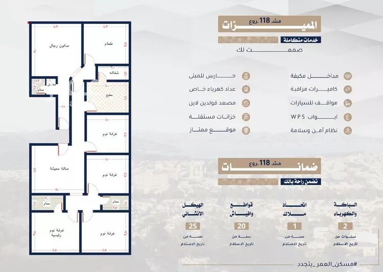 Apartment for Sale in Jeddah Al Bawadi صورة 2
