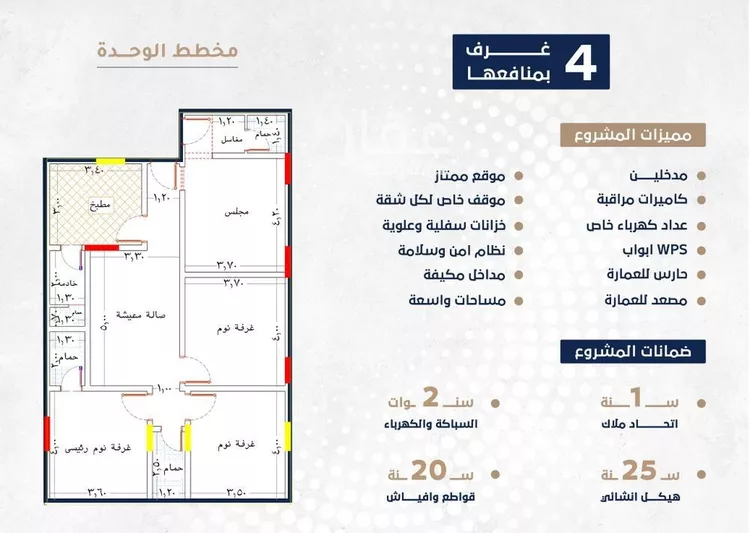 شقة للبيع في شارع ابو سفيان مدلوك, حي النعيم, مدينة جدة, منطقة مكة المكرمة صورة 4
