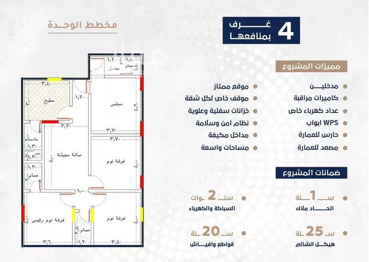 شقة للبيع في شارع ابو سفيان مدلوك, حي النعيم, مدينة جدة, منطقة مكة المكرمة صورة 2