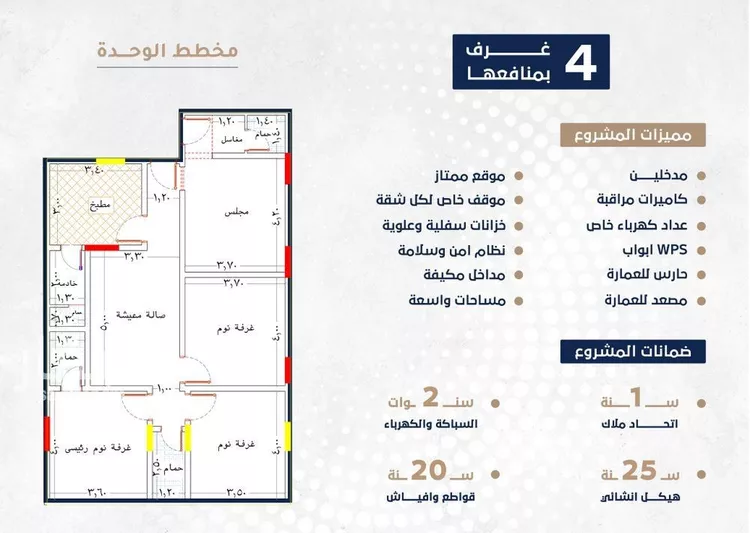 شقة للبيع في شارع ابو سفيان مدلوك, حي النعيم, مدينة جدة, منطقة مكة المكرمة صورة 2