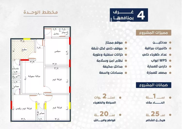 شقة للبيع في شارع ابو سفيان مدلوك, حي النعيم, مدينة جدة, منطقة مكة المكرمة صورة 2