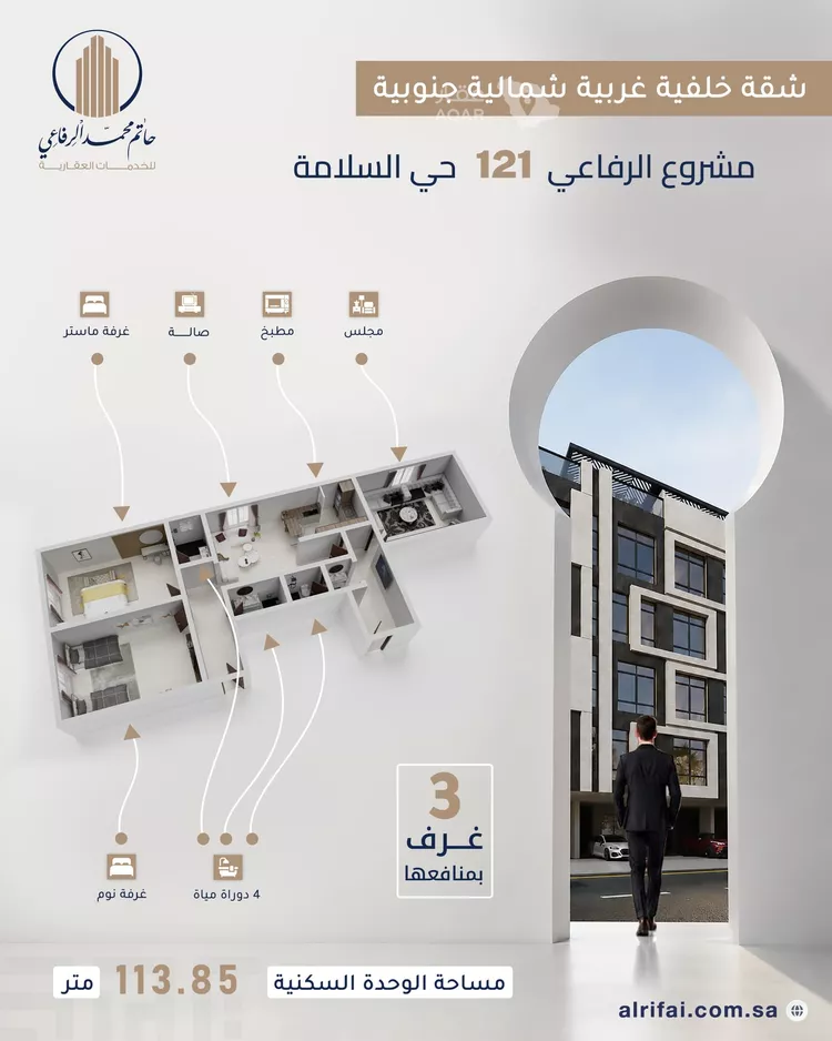 شقة للبيع في شارع منازل السرور, حي السلامة, مدينة جدة, منطقة مكة المكرمة 2