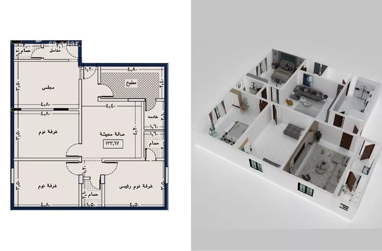 شقة للبيع في شارع الحكيم المغربي, حي الروضة, مدينة جدة, منطقة مكة المكرمة صورة 3