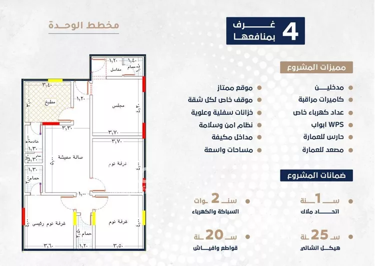 شقة للبيع في شارع ابو سفيان مدلوك, حي النعيم, مدينة جدة, منطقة مكة المكرمة صورة 2