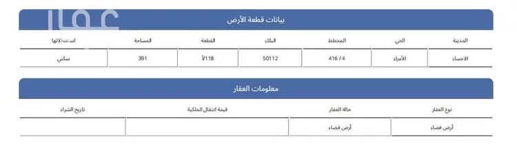 Land for Sale in Al Hofuf Al Hofuf