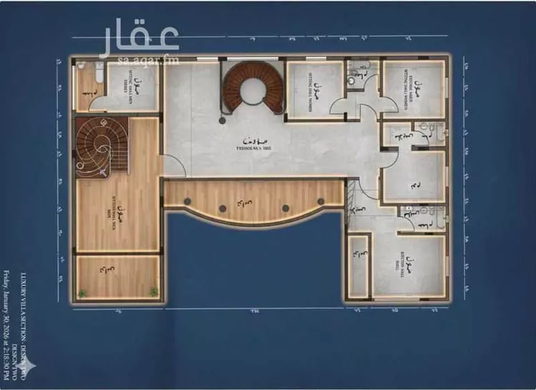 فيلا للبيع في شارع طريق الملك فيصل, حي المصيف, مدينة تبوك, منطقة تبوك 10