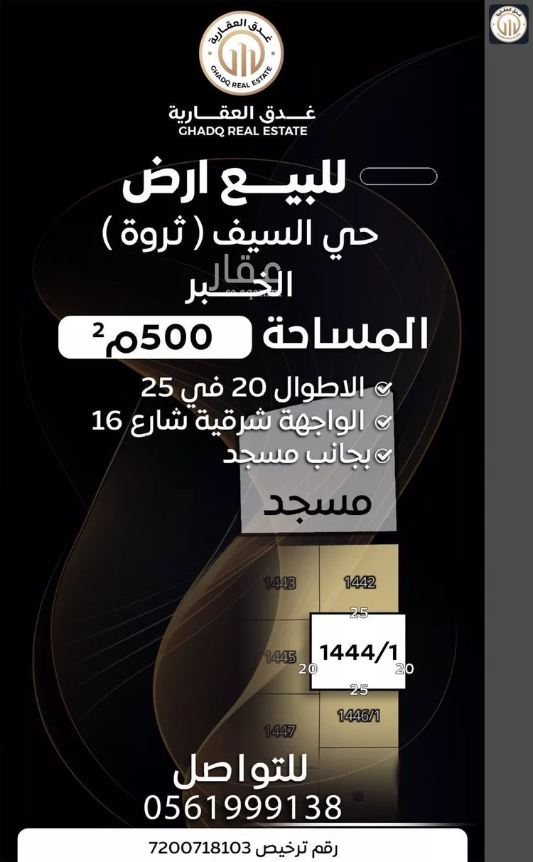 Land for Sale in Dammam As Saif