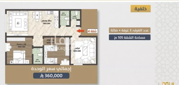 شقة للبيع في شارع الامير عبدالمجيد, حي الصواري, مدينة جدة, منطقة مكة المكرمة