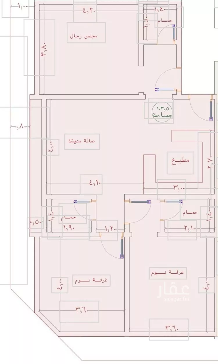 شقة للبيع في شارع الشبليات, حي النزهة, مدينة جدة, منطقة مكة المكرمة