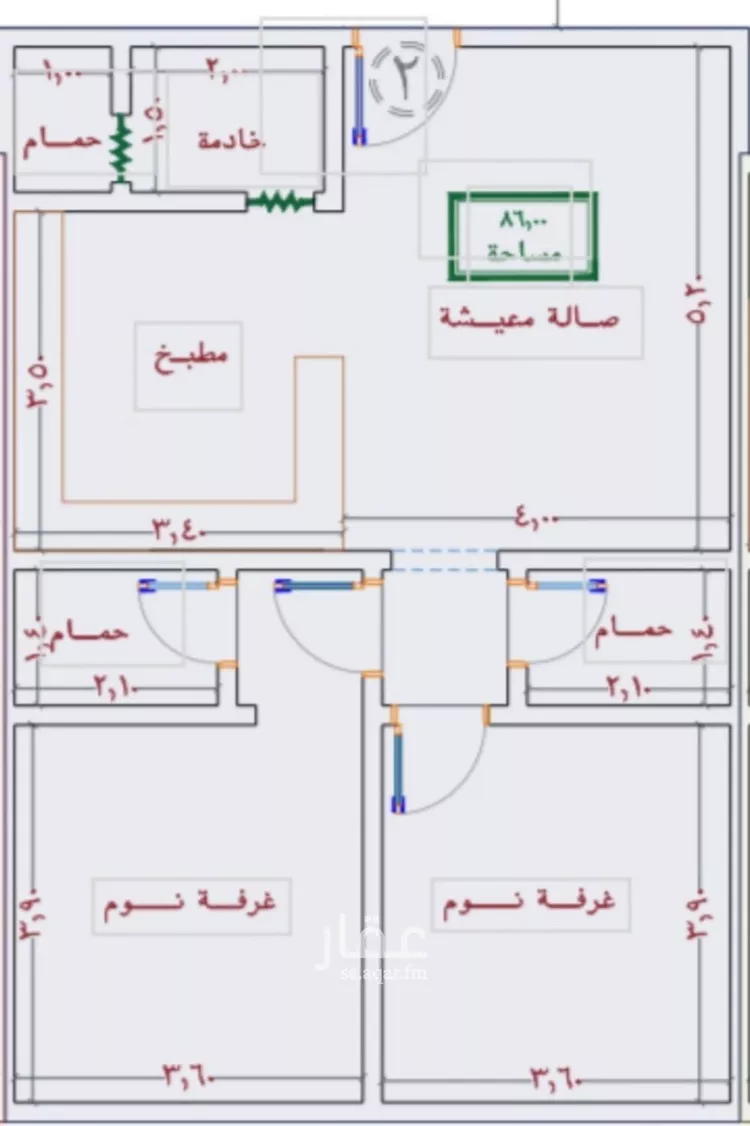 شقة للبيع في شارع حراء, حي النزهة, مدينة جدة, منطقة مكة المكرمة