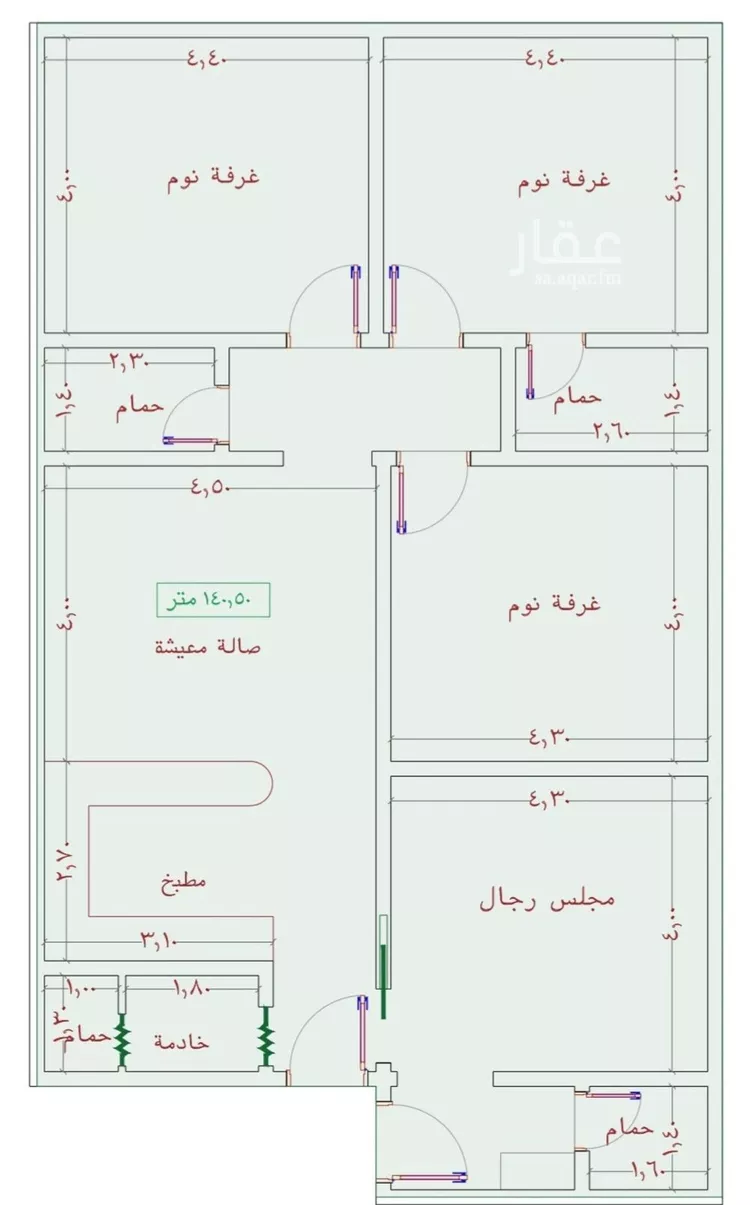 شقة للبيع في شارع عمر الخردلي, حي الجامعة, مدينة جدة, منطقة مكة المكرمة